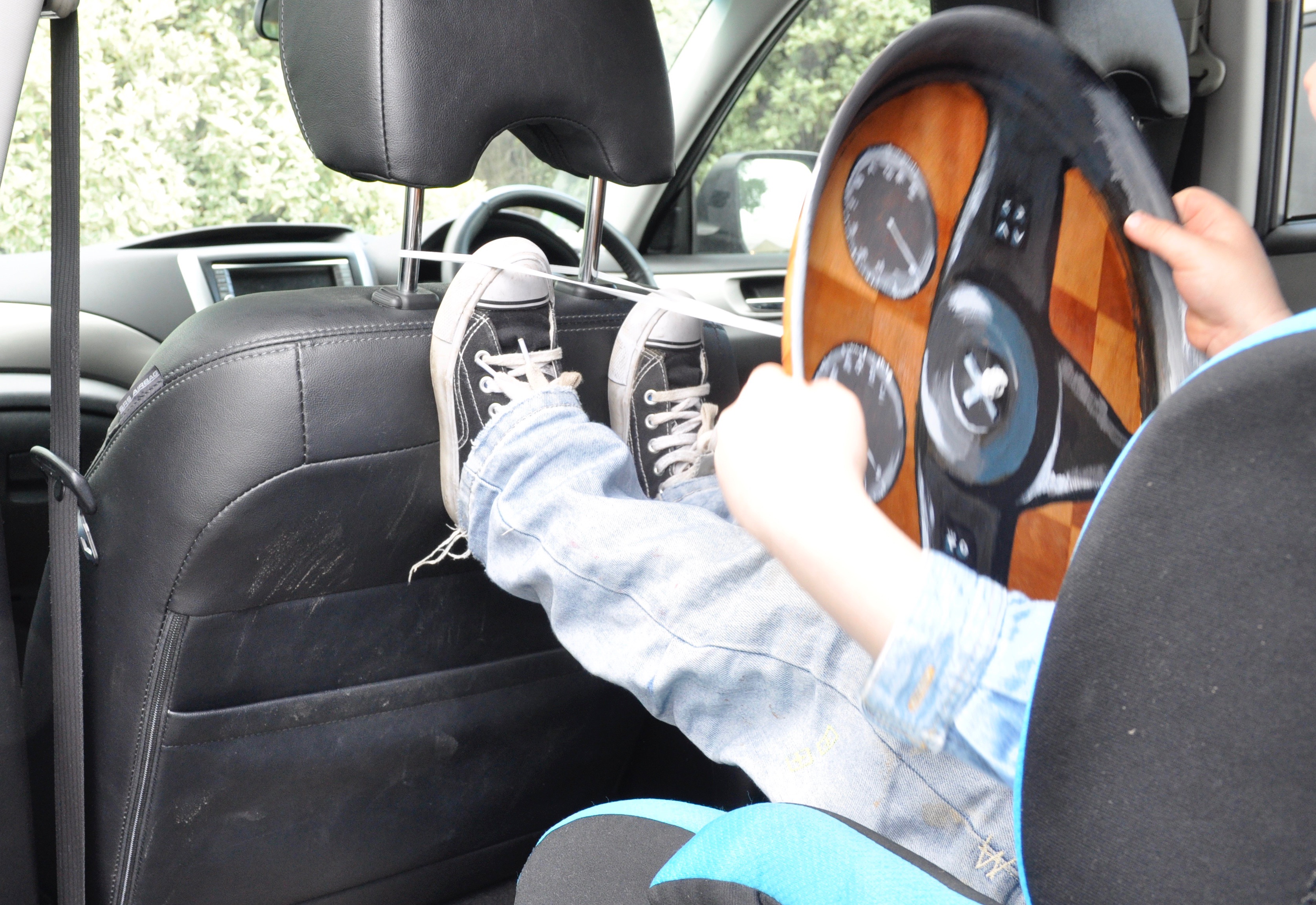 pretend steering wheel for car seat